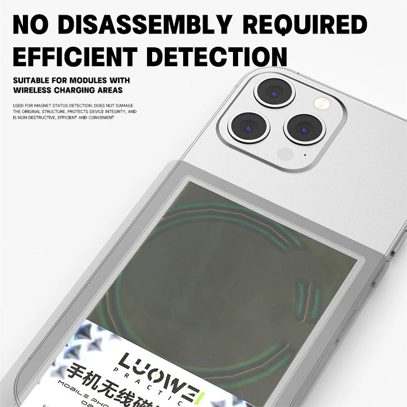 Luowei LW-328 Mobile Phone Wireless Charging Magnet Observation Card