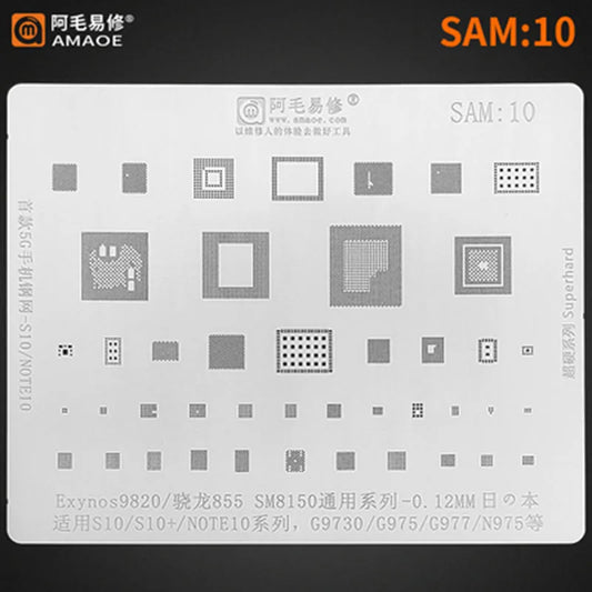 AMAOE SAM-10 STENCIL For S10/S10+/NOTE10