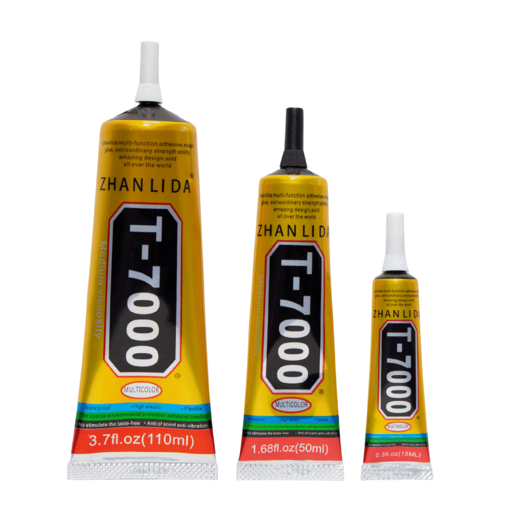 Zhanlida T7000 Black  Glue With Precision Applicator Tip -50ML