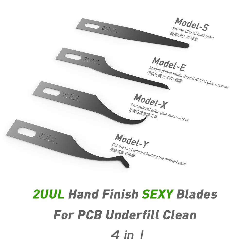 2UUL DA11 Hand Finish SEXY Blades Set 4IN1