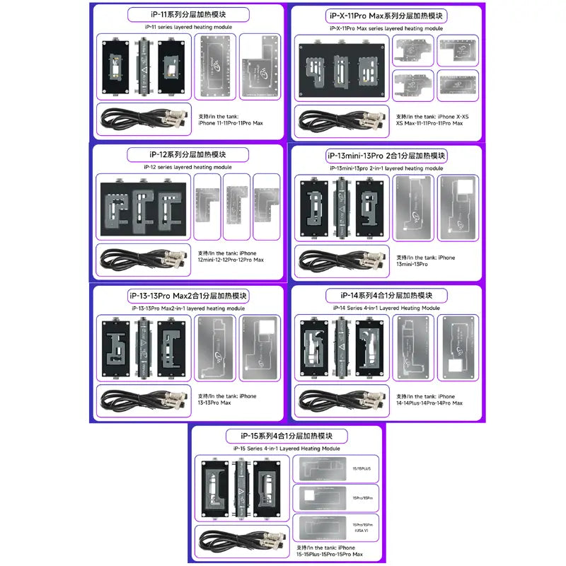 Wylie WL HT007 Intelligent Mainboard Layered Soldering Station Preheater for iPhone X to 16 Pro Max