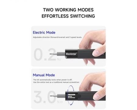 Mastergo MG-ES2 Electric Screwdriver – 24-in-1