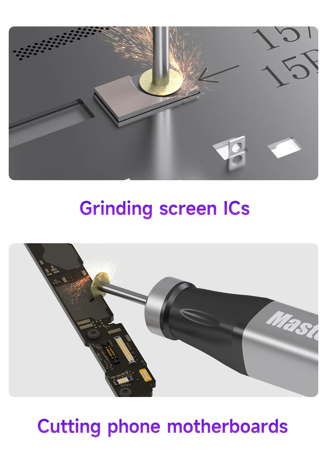 MasterGo MG-DM2 IC Electric Sanding Pen