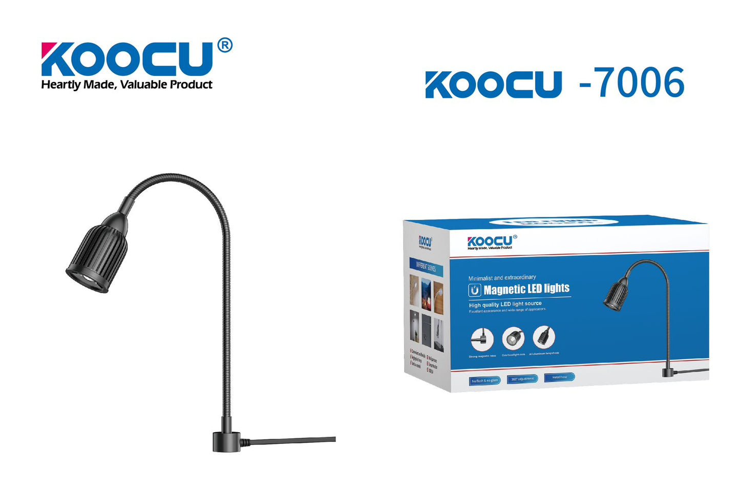 KOOCU-7006 LED LAMP FOR WORKTABLE / koocu reading led lamp big