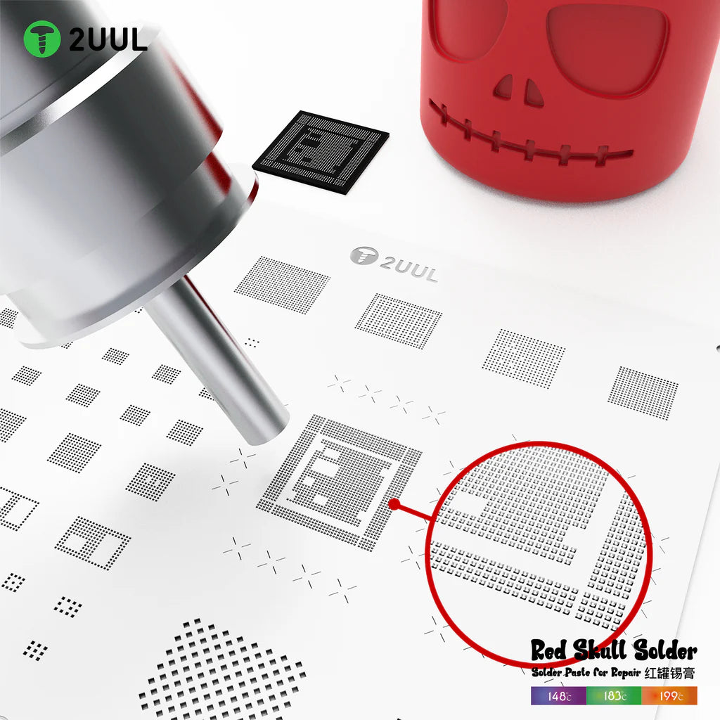 2UUL RED SKULL SOLDER PASTE 148°C-50G