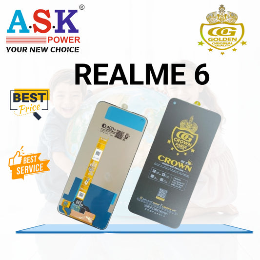 LCD WITH TOUCH SCREEN FOR REALME 6