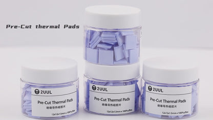 2UUL SC02 Pre-Cut Thermal Silicone Pads 100Pcs/Box