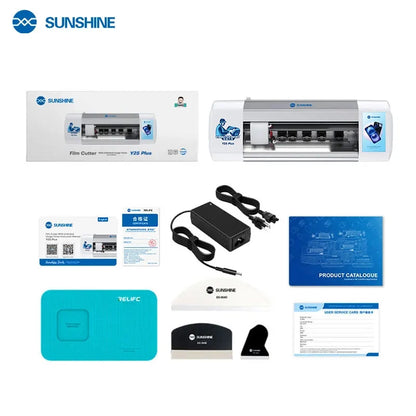 SUNSHINE Y25 PLUS Unlimited Times Smart Cloud Film Cutting Machine WiFi/Bluetooth for SS-057 SS-075 RELIFE Series Film