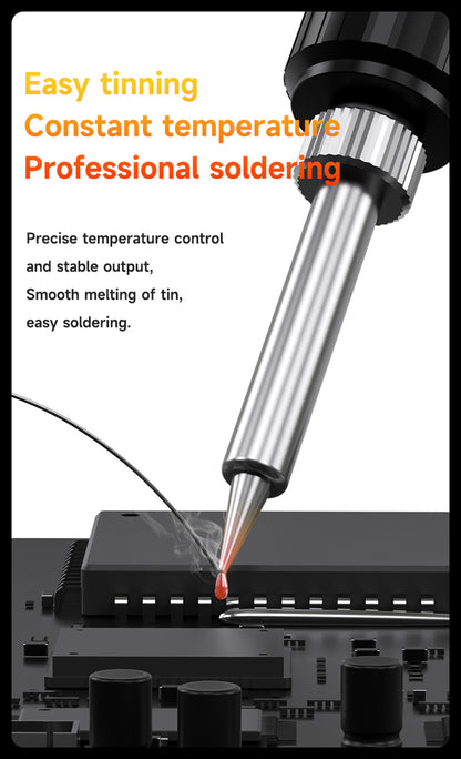 Mechanic HK-990 90W High Power Anti-static Adjustable Thermostatic Electric Soldering Iron EU Plug