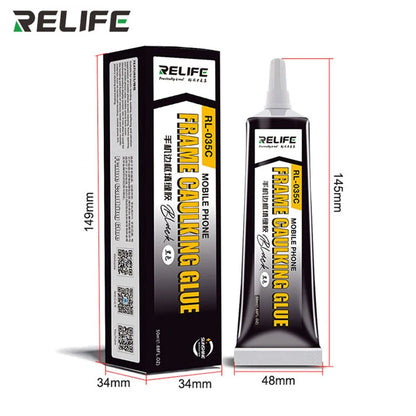 Relife RL-035C Frame Caulking Black Glue