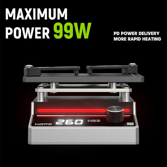 Luowei HS3 Preheat Platform For Phone PCB Layering IC Glue Remover Preheater