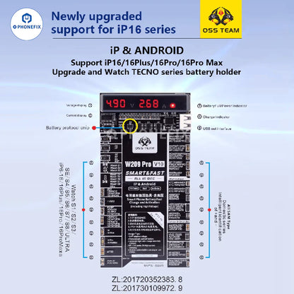 W209 Pro V10 Battery Charging Activation Board