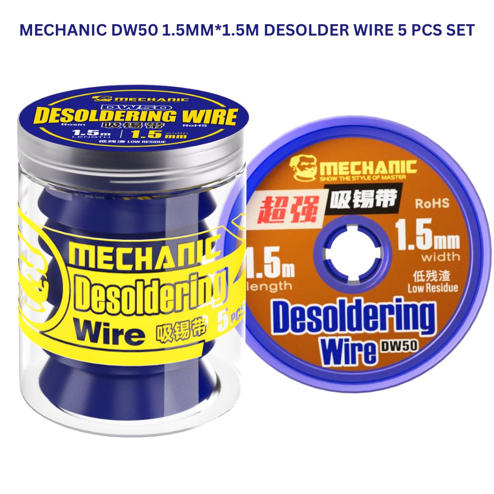 Mechanic DW50 2015 Desolder Wire 10PCS SET 1.5MM 1.5M
