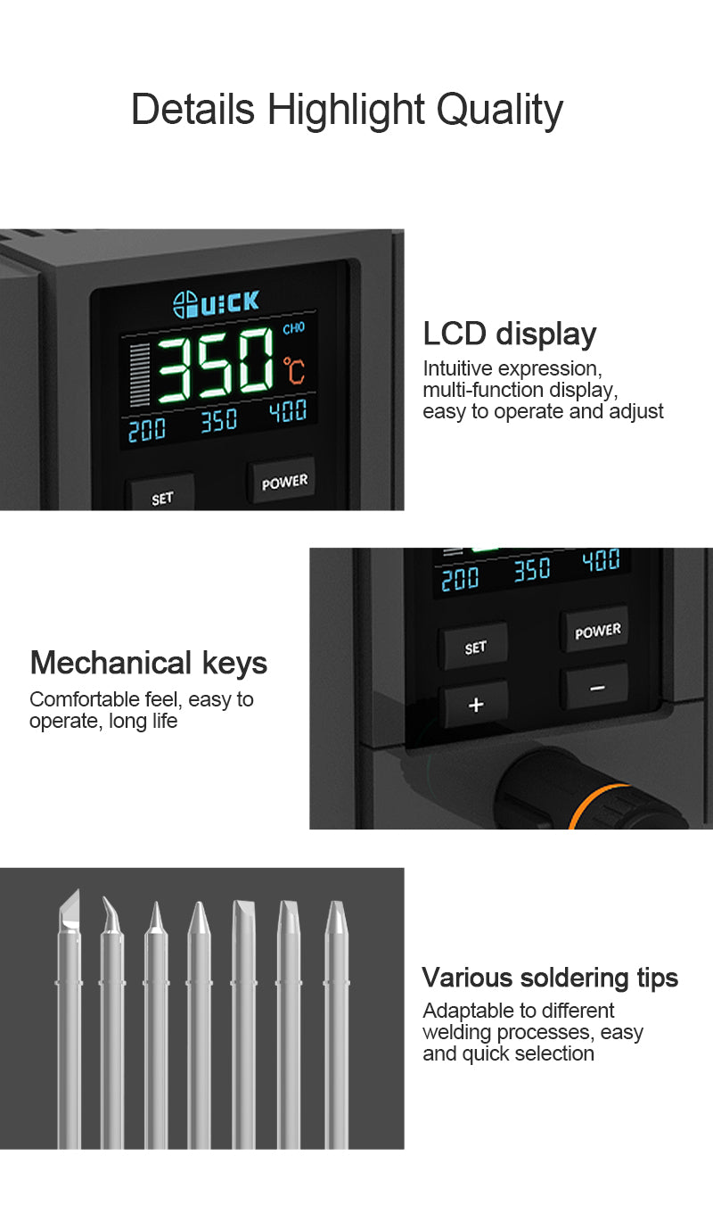 QUICK TS11 SMART PRECISION SOLDERING STATION QUICK TS11