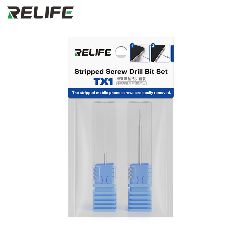 RELIFE TX1 Sliding thread screw drill bit set