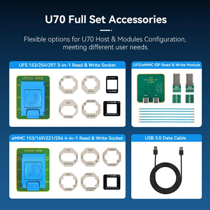 U70 Gen2 UFS Programmer For Android UFS/eMMC/ISP Nand Repair