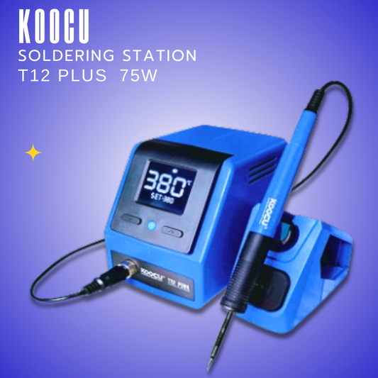 KOOCU T12 Plus 75W Automatic Sleep Digital Intelligent Soldering Station