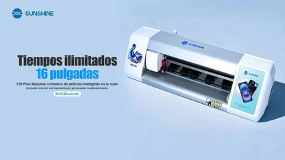 SUNSHINE Y25 PLUS Unlimited Times Smart Cloud Film Cutting Machine WiFi/Bluetooth for SS-057 SS-075 RELIFE Series Film