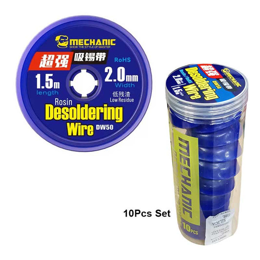 Mechanic DW50 2015 Desolder Wire 10PCS SET 2.0MM 1.5 M