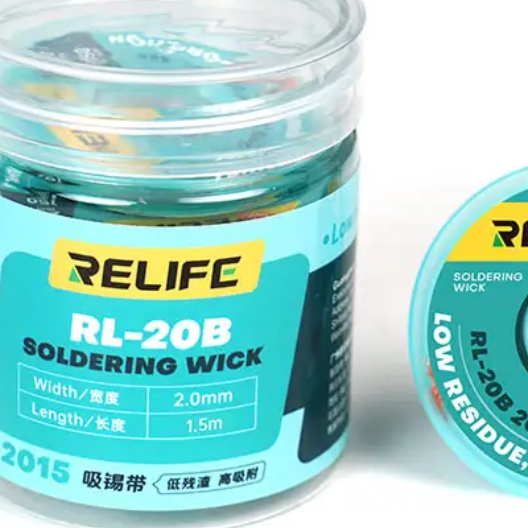 Relife RL-20B 2015 2.0mm 1.5m Soldering Wick 5 Pcs Pack