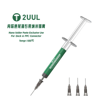 2UUL SC99 Nano Solder Paste Exclusive Use for Dock & FPC Connector