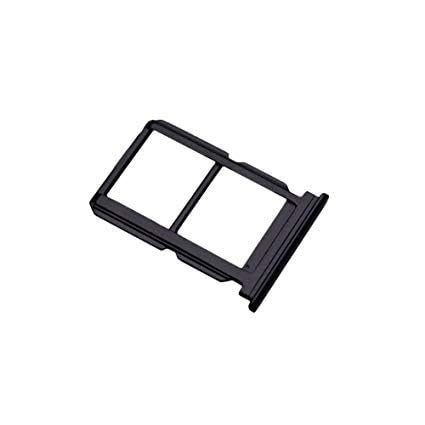 Dual SIM Tray Sim Card Slot Holder Compatible for oneplus 5t (Black)