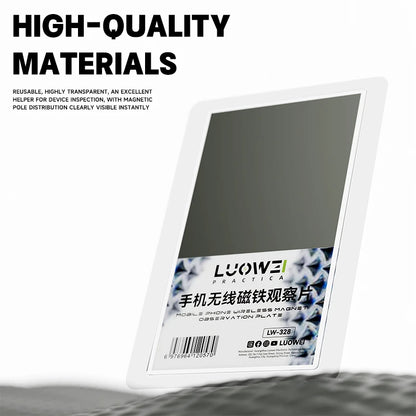 Luowei LW-328 Mobile Phone Wireless Charging Magnet Observation Card