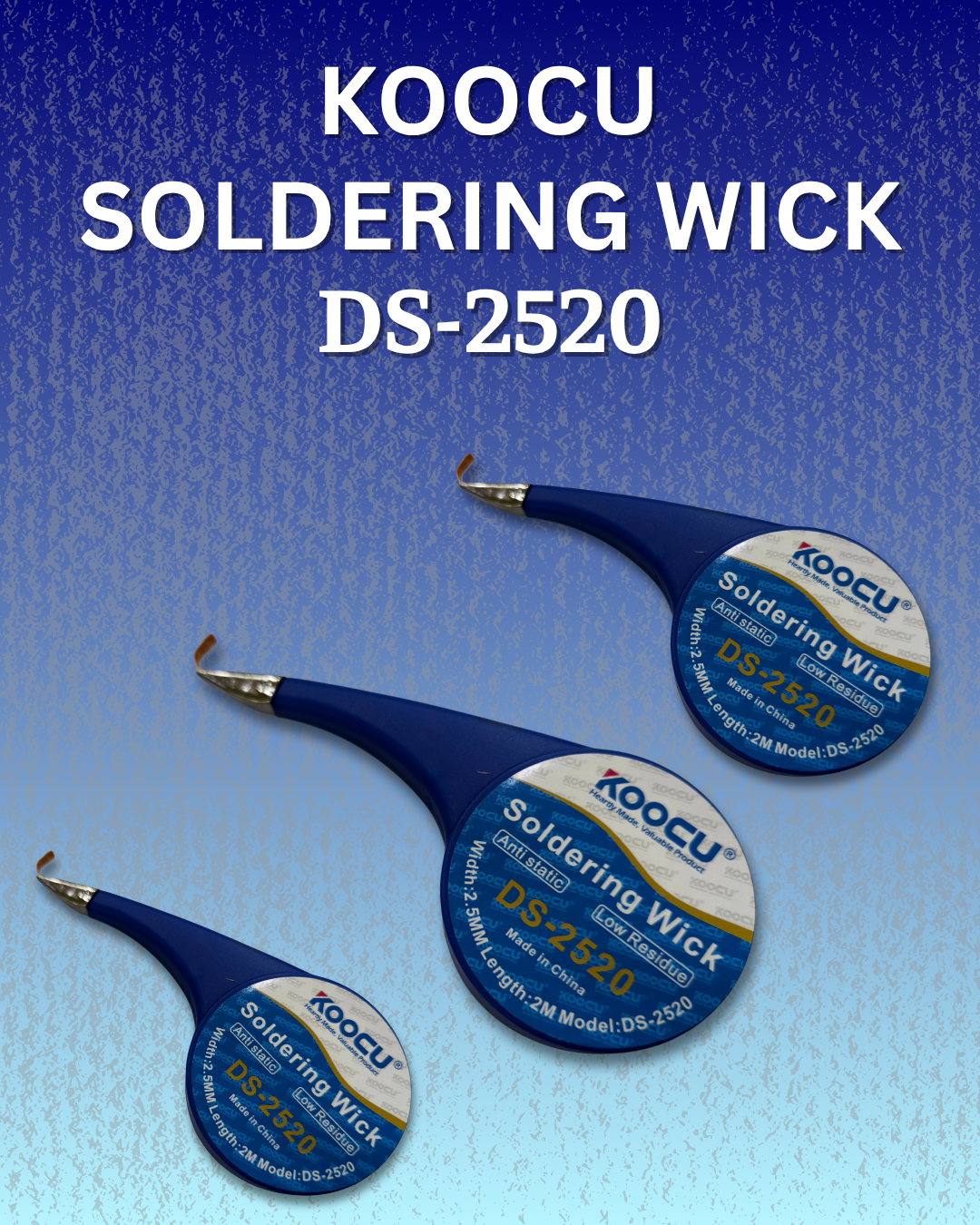 KOOCU DS-2520 Soldering Wick – Precision Desoldering Tool
