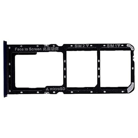 Replacement Sim Card Holder Tray Slot Compatible with Oppp A5S Black