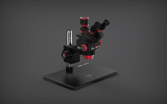 YCS 6558S 6.5-58X 0.5 CTV Trinocular Microscope