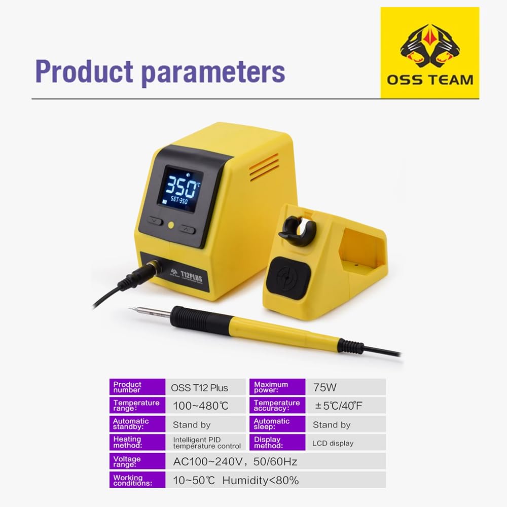 OSS TEAM T12 PLUS SOLDERING IRON STATION