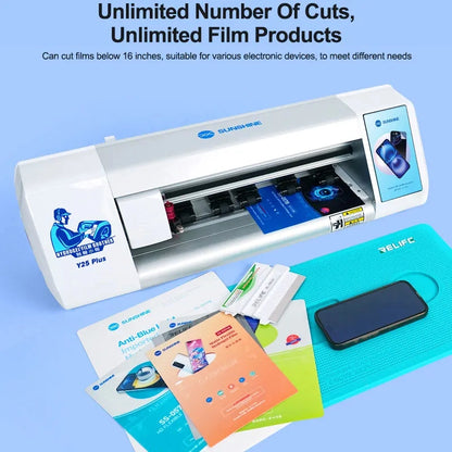 SUNSHINE Y25 PLUS Unlimited Times Smart Cloud Film Cutting Machine WiFi/Bluetooth for SS-057 SS-075 RELIFE Series Film