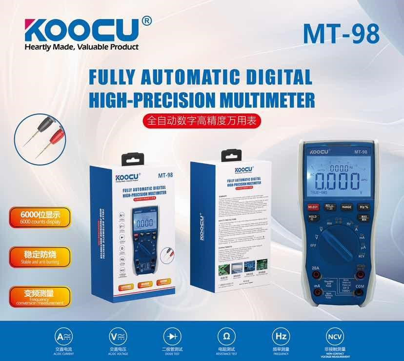 KOOCU MT-98 Fully Automatic Digital High Precision Multimeter