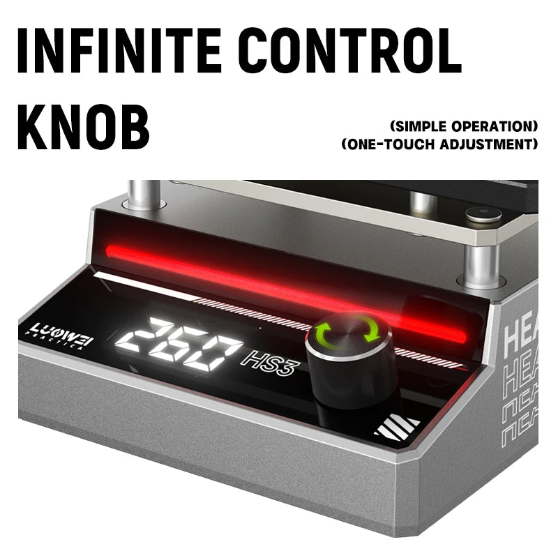 Luowei HS3 Preheat Platform For Phone PCB Layering IC Glue Remover Preheater