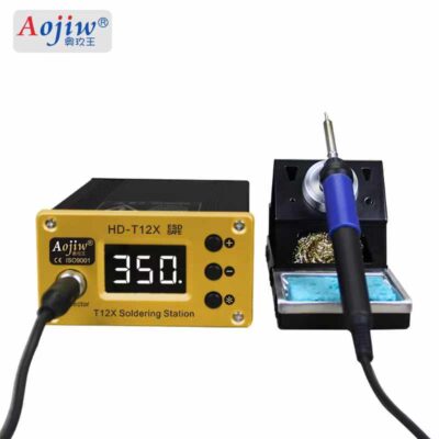 AOJIW HD-T12X welding machine uses fast heating welding tip