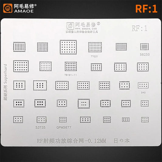 AMAOE RF-1 STENCIL For PA IC