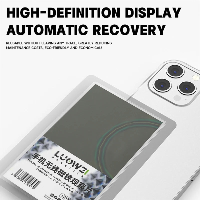 Luowei LW-328 Mobile Phone Wireless Charging Magnet Observation Card