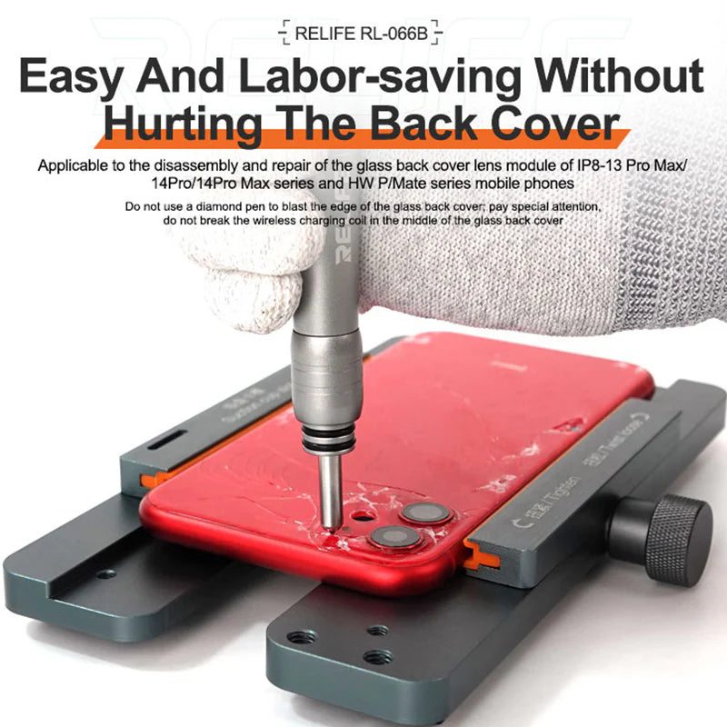 Relife RL-066B Glass Back Cover Blasting