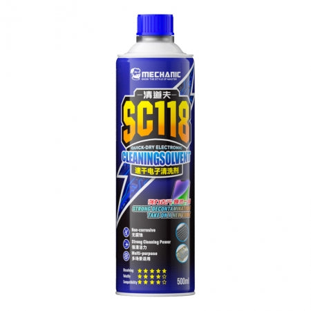 Mechanic SC118 500ml Quick Drying Electronic Cleaner