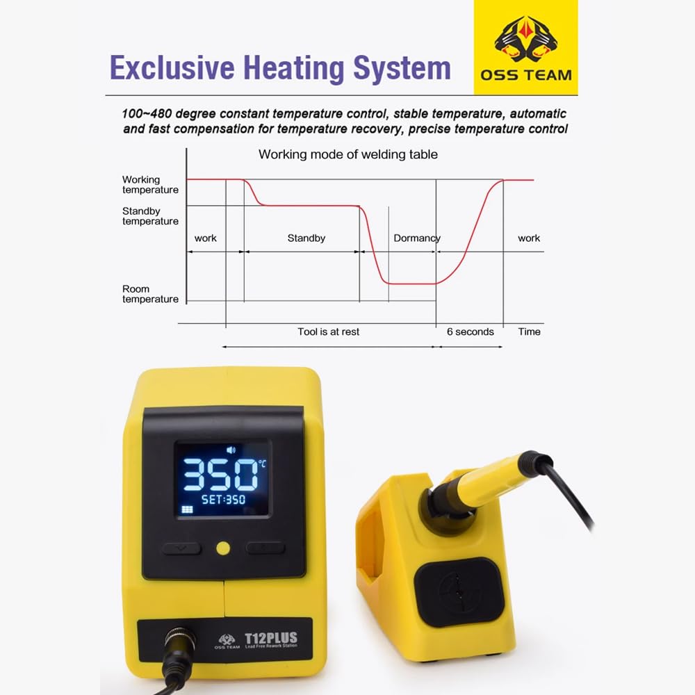 OSS TEAM T12 PLUS SOLDERING IRON STATION