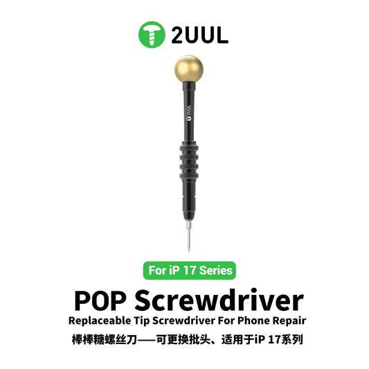 2uul SD87 POP Screwdriver Replaceable Tip Screwdriver for iPhone 17 Series