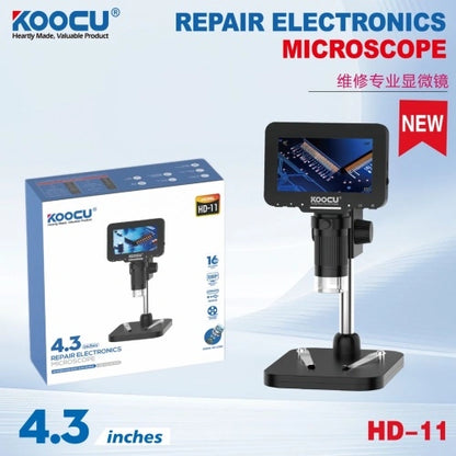 KOOCU HD-11 New 4.3-inch portable electron Microscope
