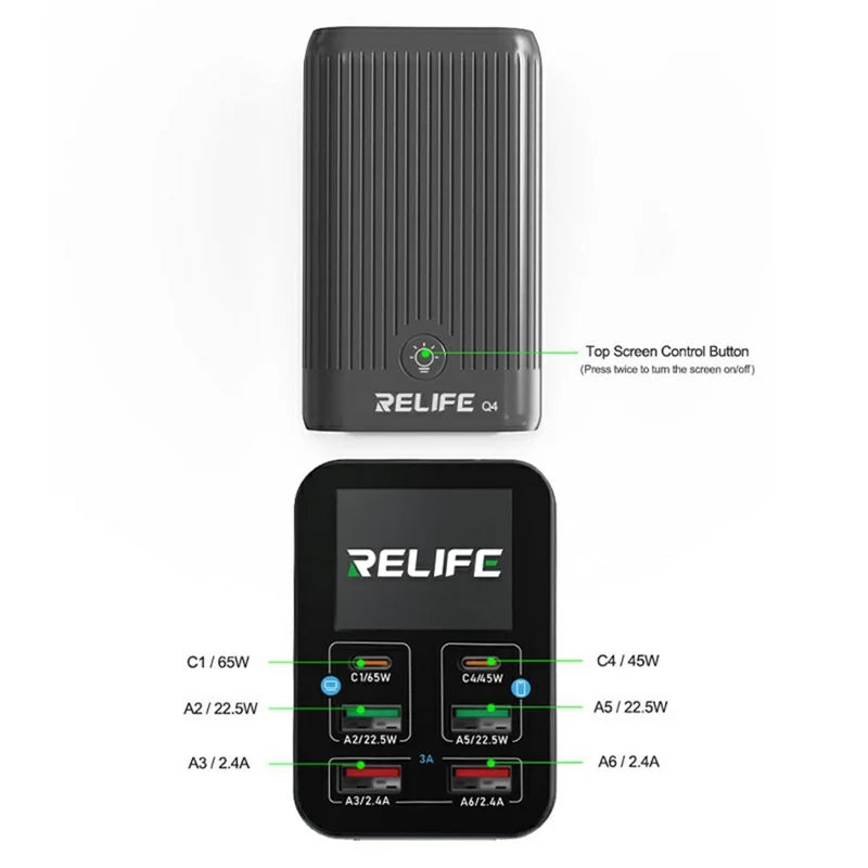RELIFE Q4 Smart Multi-Port Charger