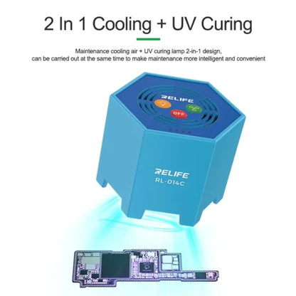 RELIFE RL-014C 2-in-1 Wireless Smart Cold Air UV Curing Light Battery Operate Cooling and UV Curing Lamp