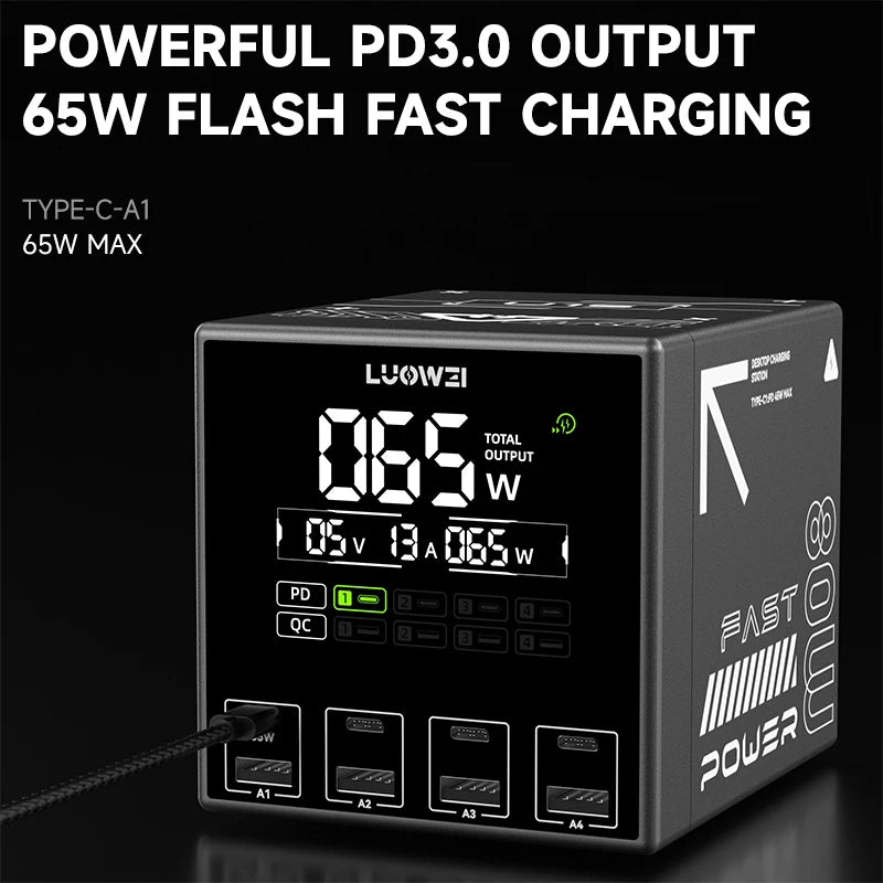 luowei 80W Raptor Smart Charging Station u1s