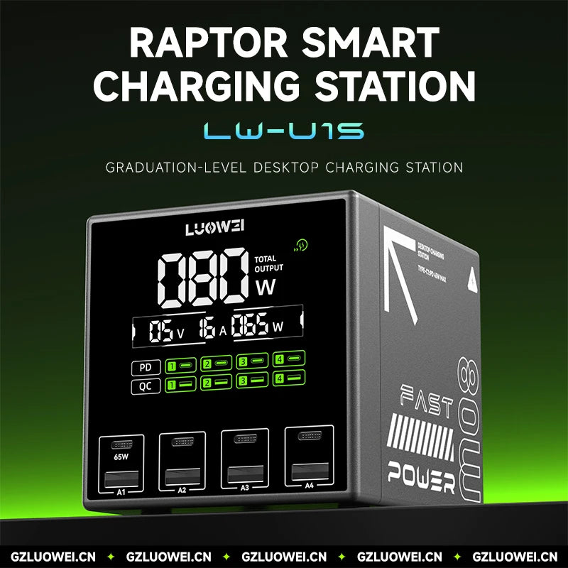 luowei 80W Raptor Smart Charging Station u1s