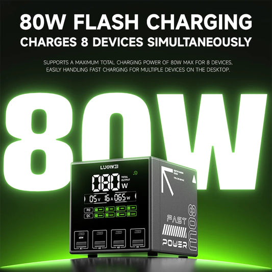 luowei 80W Raptor Smart Charging Station u1s