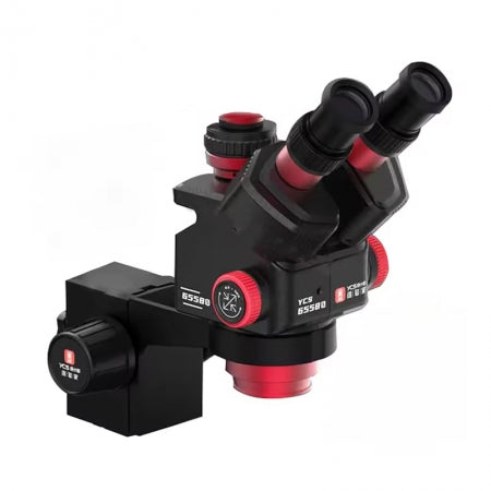YCS 6558S 6.5-58X 0.5 CTV Trinocular Microscope