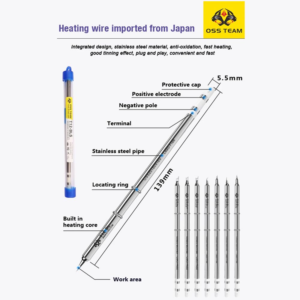 OSS TEAM T12 PLUS SOLDERING IRON STATION