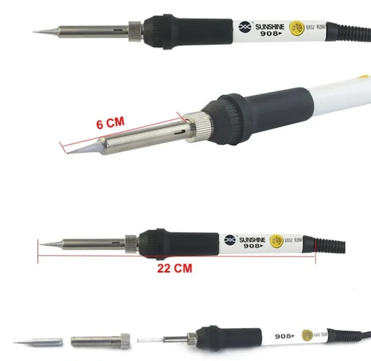 SUNSHINE SL-908 60W ADJUSTABLE TEMPERATURE SOLDERING IRON